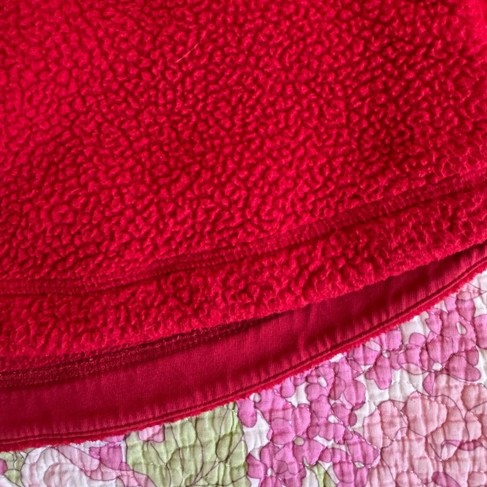 Vineyard Vines Red Teddy Fleece Pullover size S - Picture 6 of 9